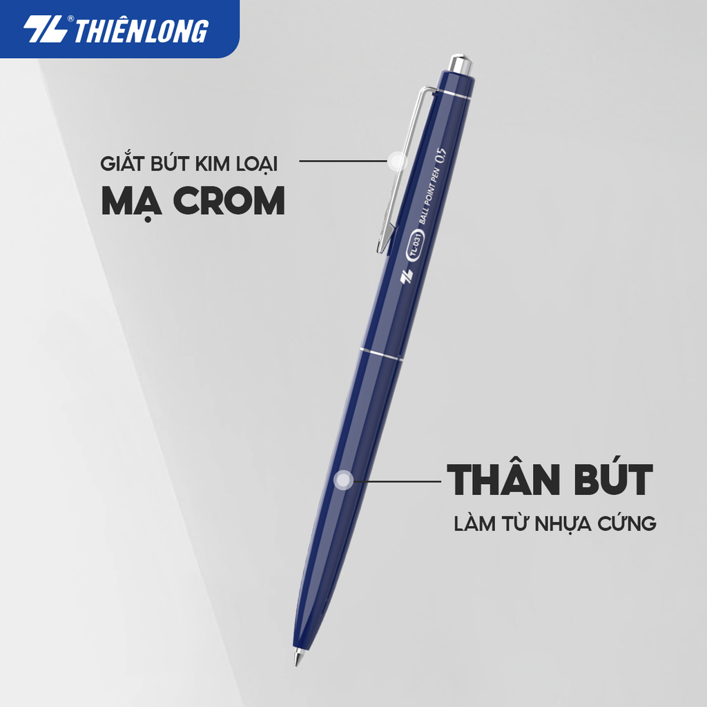 Bút Bi Thiên Long TL-031 Đen